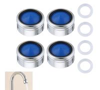 Nevoluxer Pack 4 Aireadores Grifo Cocina - Mezclador M22 Filtro para Grifo, Economizador de Agua con Junta - Repuestos de Grifo y Filtro Aireador para Lavabo y Cocina