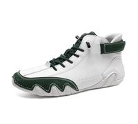Nevova Shoes for Men & Women, Arch Support, Nevoldeck Orthopedic Shoes, Lightweight & Waterproof and Breathable (White-Green,14.5 Women/13 Men)