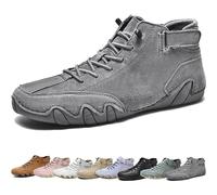Nevova Zapatos for Hombre, Nevoldeck - Zapatos ortopédicos de invierno impermeables, cómodos zapatos ortopédicos for caminar al aire libre, zapatos casuales de moda sin cordones ( Color : Gray , Size