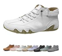 Nevova Zapatos for Hombre, Nevoldeck - Zapatos ortopédicos de invierno impermeables, cómodos zapatos ortopédicos for caminar al aire libre, zapatos casuales de moda sin cordones ( Color : Blanco , Siz