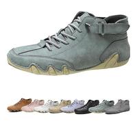 Nevova Zapatos for Hombre, Nevoldeck - Zapatos ortopédicos de invierno impermeables, cómodos zapatos ortopédicos for caminar al aire libre, zapatos casuales de moda sin cordones ( Color : Verde , Size