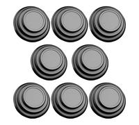 NevPuose Amortiguador para puerta de coche, 8 amortiguadores para puerta corredera con respaldo adhesivo, amortiguador de puerta, calcomanías insonorizadas, cojín de silicona para la mayoría de SUV