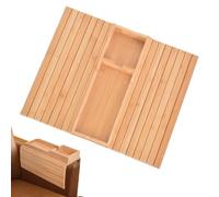 NevPuose Bandeja de Mesa de Descanso del Brazo de sofá, Bandeja de sofá de sofá Plegable | Bandeja para el reposabrazos Antideslizante para el hogar | Suministros de Almacenamiento, Organizador de