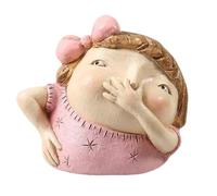 NevPuose Bathroom Funny Girl Figurine - Resin Nose Holding Statue, Humorous Quirky Sculpture, Decorative Indoor Outdoor Ornament | Funny Bathroom Statue For Nightstand Bedroom Laundry Room Display