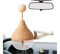 NevPuose Botella vacía para perfume de coche, para decoración de aromaterapia, coche, recipiente con forma de gota para ventilación de vehículos con difusor de aromas