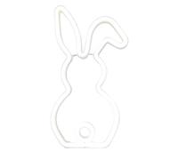 NevPuose Bunny Shape LED Neon Sign - Easter LED Lamp, Creative Spring Rabbit Neon Light Decoration, Cute Fun Bunny Wall Lamp | Perfect For Dorm Kids Room Cafe Party Home Bedroom Living Room Use