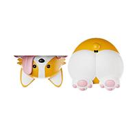 NevPuose Dog - Shaking Head Nodding Dog, Cartoon Silicone Rear View Ornament, Funny Dashboard Car Accessory, Cute Playful Figurine | Decoration For Women Men Gift Collectors