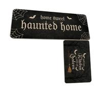 NevPuose Halloween Door Mat Spooky - Decorative Floor Rug, Cute Halloween Entryway Mat, Indoor Outdoor Porch Bathroom Kitchen Accent | Fun Door Rug For Home Decor Seasonal Party Use