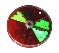 NevPuose Juego de huevos de cebo, herramientas, piezas de gancho, perlas acrílicas, puntos de colores duros, barreras de rosca de varios tamaños para conjuntos de fundición en tierra que requieren