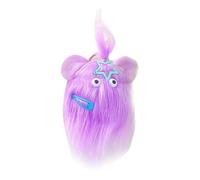 NevPuose Llavero de muñeca de pelo largo, llavero de juguete feo, adorno colgante ligero y suave, divertido diseño de accesorio de personaje, llavero decorativo para mochilas, bolsos, llaves