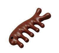 NevPuose Peine de masaje de madera, peine de masaje para el cabello, raspador corporal 4 en 1, masajeador facial de madera para hombros, espalda, salón, hogar, diario, mañana, noche, ducha, viajes