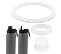 NevPuose Silicone Water Bottle Gasket - Food-Grade Replacement Lid Seal, Vent Hole Gasket, Fits 14 18 22 32 40 64oz | Universal Replacement For Men’s Bottles Hydration Travel Use