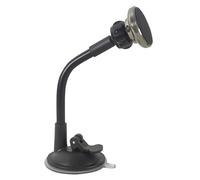 NevPuose Soporte para teléfono de coche al vacío, soporte de panel de vidrio, base magnética para salpicadero, brazo de rotación de 360 grados, agarre magnético, fijación compacta para parabrisas o