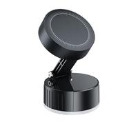 NevPuose Vacuum Grip Mobile Holder - Rotating Vehicle Phone Support, Compact Folding Magnetic Bracket, Secure Auto Interior Accessory | In Car Screen Viewing Solution for Friends Long Drive Use