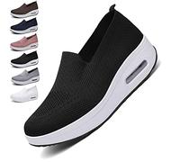 NEVRAH Orthopedic Sneakers Women, Zapatillas OrtopéDicas para Mujer, Zapatos Ortopédicos de Moda, Zapatillas Deportivas con Plataforma elástica de Malla, para Mujer para Caminar, Correr, Trabajar