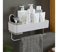 NevStp Estante de ducha esquinero sin taladrar, estantes flotantes para montar en la pared, estante de almacenamiento de gel de ducha, estante de toallas, estantes de cocina, estantes de condimentos,