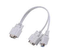 NEW 1 PC A 2 MONITORES CABLE DIVISOR PARA VIDEO VGA