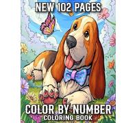 New 102 Pages Color By Number Coloring Book: Easy Large Print Designs Color By Number Coloring Book For Adult of Flower, Bird, Butterfly, Nature, Landscapes, Animal And More