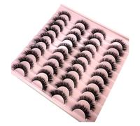 New 20 Pairs Natural False Eyelashes Fake Lashes Long Makeup 3d Mink Lashes Extension Eyelash Mink Eyelashes for Beauty(20pairs-Z10)