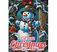 New 2025 Christmas Coloring Book For Adult: 2025 New Coloring Book Christmas Holiday Coloring Book for Adult and Seniors... (Holiday Events Coloring Book)