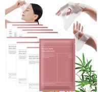 New 2025 Formula Bio-Collagen Face Mask Real Deep Mask Upgraded Quasi Bio Collagen Face Mask Overnight Deep Hydrating Face Masks with Hyaluronic Acid, Firming & Pore Minimizing (8 Box)
