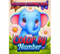 New 2026 Color by Number Coloring Book: Simple Large Print Coloring Book with Wildlife, Ocean Animals, Floral Mandalas, Christmas, and Nature Scenes