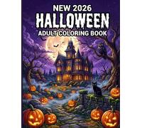 New 2026 Halloween Adult Coloring Book: Enchanting Halloween Illustrations Featuring Witches, Pumpkins, Haunted Houses and Cozy Autumn Nights to Relax