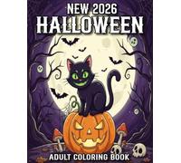 New 2026 Halloween Coloring Book: New 2026 Halloween Coloring Book For Adult with Pumpkin, Skulls, ghost, cats | Beautiful Halloween Season Coloring Book