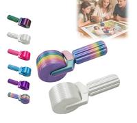 New 3D Printed Diamond Painting Roller Tool, Essential DIY Craft Tool for Rhinestone Embroidery Detachable, Easy-Grip Handle & Detachable Design (White+Colored)