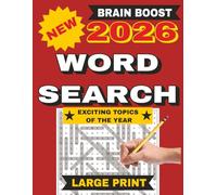 NEW 4000 Words Word Search for Adults & Seniors: 100 Large Print Easy to Read Puzzles about Exciting Topics of the Year