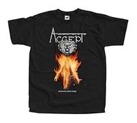 New Accept Restless and Wild 1982 Unisex 100% Cotton Short-Sleeve T-Shirts Black S