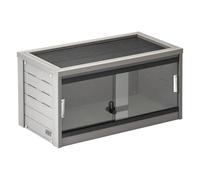 New Age Pet ECOFLEX - Habitat para Reptiles Mojave de 24 Pulgadas, Gris, pequeño (EHRML17-05S)