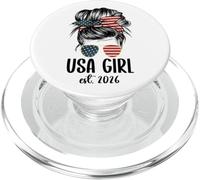 New American Woman Proud USA Girl 2026 Citizenship PopSockets PopGrip para MagSafe
