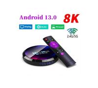 New Android 13.0 Smart TV Box H96 MAX BOX Netflix Media Player 2GB 16GB Rockchip RK3528 2.4G/5G WiFi 6 Box