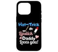 New Baby Gender Reveal Party Boy Or Girl Hockey Themed Carcasa para iPhone 16 Pro