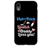 New Baby Gender Reveal Party Boy Or Girl Hockey Themed Carcasa para iPhone XR
