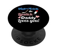 New Baby Gender Reveal Party Boy Or Girl Hockey Themed PopSockets PopGrip Adhesivo