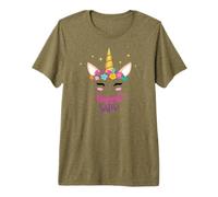 New Baby Girls Biggest Sister Unicorn Camiseta Premium