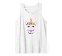 New Baby Girls Biggest Sister Unicorn Camiseta sin Mangas