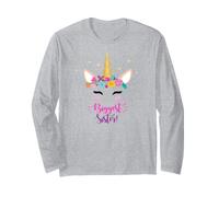 New Baby Girls Biggest Sister Unicorn Manga Larga