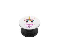 New Baby Girls Biggest Sister Unicorn PopSockets PopGrip Adhesivo