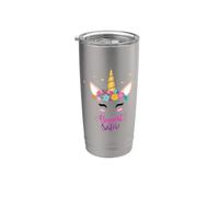 New Baby Girls Biggest Sister Unicorn Vaso térmico de acero inoxidable de doble pared