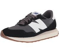 New Balance Unisex 237V1 en Negro/Gris, Suede/Mesh, Talla 45