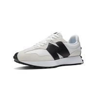 New Balance Unisex 327 in Blanca/Negro, Suede/Mesh, Talla 44