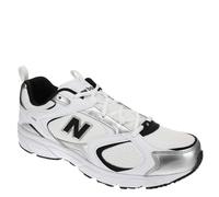 New Balance 408 V1, Sneaker Hombre, White-Silver-Black, 46.5 EU