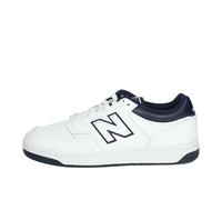 New Balance 480, Sneaker Hombre, Blanco-Azul Marino, 43 EU