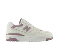 New Balance Mujer BBW550 en Blanca/Morada, Leather, Talla 37.5