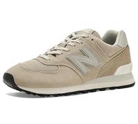 New Balance 574 para mujer, Beige/Nb 102 White, 6.5
