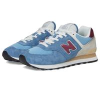new balance Zapatillas deportivas bajas '574' azul paloma / azul claro / greige / borgoña, Talla 42