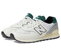 New Balance 574 V2 Run It, Zapatillas Unisex Adulto, Blanco y Verde, 42.5 EU